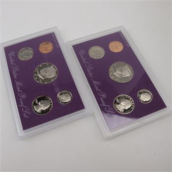 2 US Mint Proof Sets