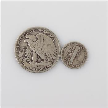 2 US Silver Coins