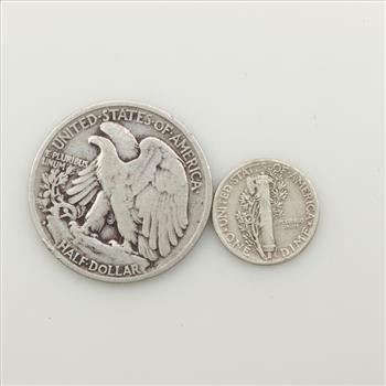 2 US Silver Coins