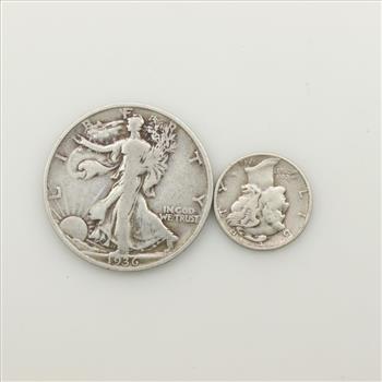 2 US Silver Coins