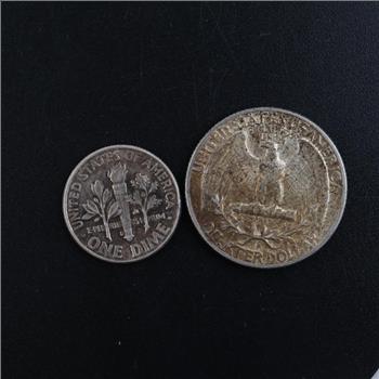 2 US Silver Coins