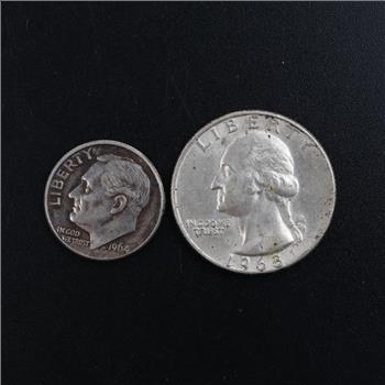 2 US Silver Coins