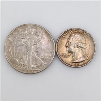 2 US Silver Coins