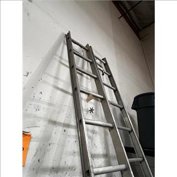(2) Werner 24ft Ladder Extensions