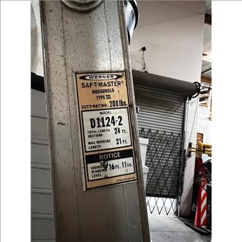 (2) Werner 24ft Ladder Extensions