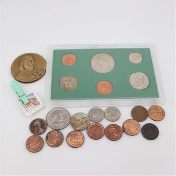 20+ US Coins, Tokens, And Stamps