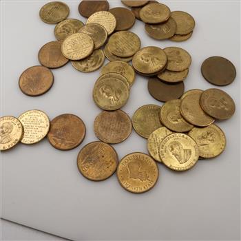 20+ US Presidential And Statehood Commemorative Tokens