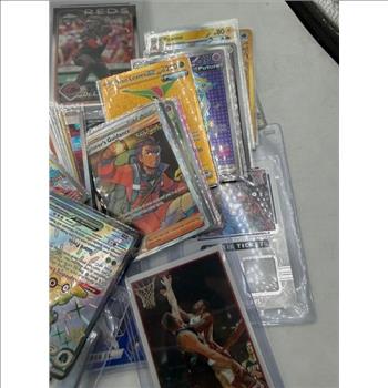 200+ Pokemon, Sports, And Magic The Gathering Trading Cards