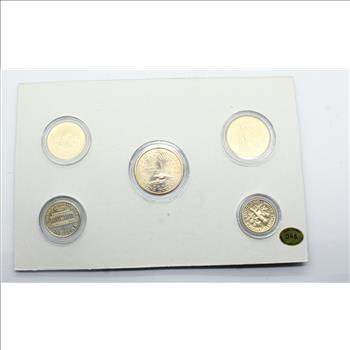 2000 24kt Gold Plated Coin Set In Presentation Case