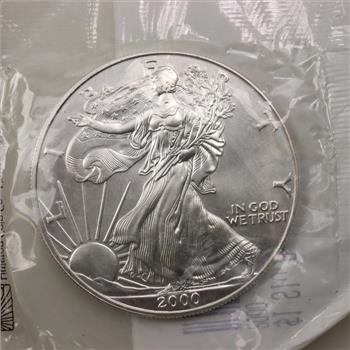 2000 American Eagle Fine Silver Uncirculated Dollar 1oz