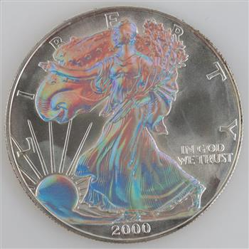 2000 American Eagle Hologram Fine Silver Includes COA