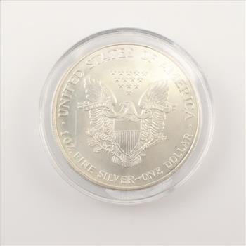 2000 Colorized American Eagle Fine Silver Dollar 1oz