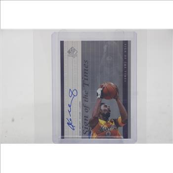 2000 UD SP Authentic Kobe Bryant Autograph #KB