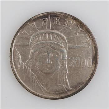 2000 US Fine Silver Round