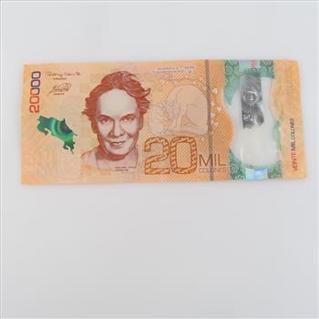 20,000 Costa Rican Colon, Foreign Currency