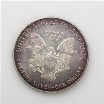 2002 Fine Silver American Eagle One Dollar Coin
