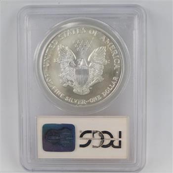 2002 MS68 American Eagle Fine Silver Dollar PCGS Graded