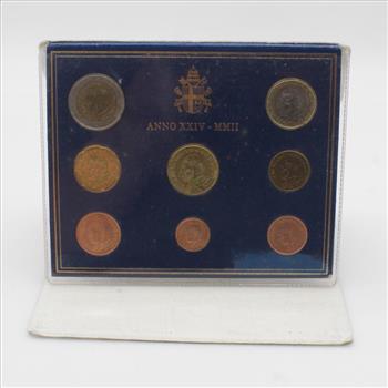 2002 Vatican Euro Coin Set