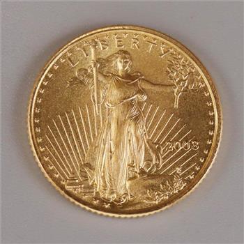 2003 American Eagle Fine Gold 5 Dollar 1/10th Oz. Coin