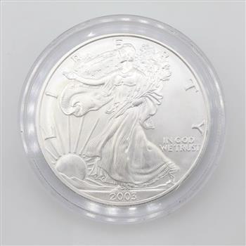 2003 American Eagle Fine Silver Dollar 1oz