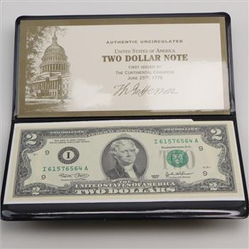 2003 Federal Reserve Note Two Dollar
