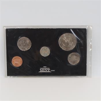 2003 First Commemorative Mint Brilliant Uncirculated US Mint Set, 5 Pieces