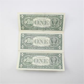 2003 Uncut One Dollar Federal Reserve Note