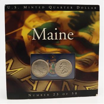 2003 US Maine State Quarter Set