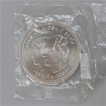 2004 Spanish Royal Wedding Commemorative Silver 12 Euro Coin
