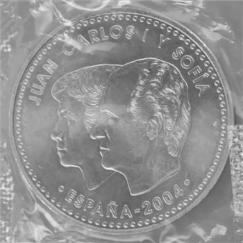 2004 Spanish Royal Wedding Commemorative Silver 12 Euro Coin