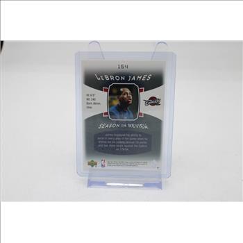 2004 Upper Deck SP LeBron James Season In Review 014/999 #154