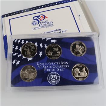 2004 US Quarter Mint Proof Set With COA