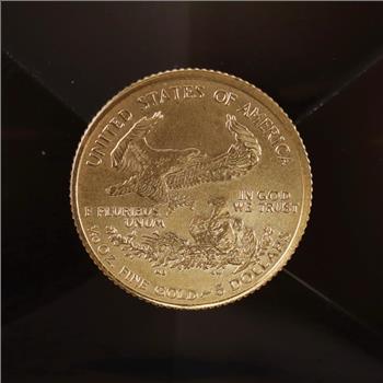 2005 American Eagle Fine Gold 5 Dollar 1/10th Oz. Coin
