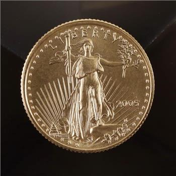 2005 American Eagle Fine Gold 5 Dollar 1/10th Oz. Coin