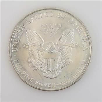 2005 American Eagle Fine Silver Dollar 1 Oz.