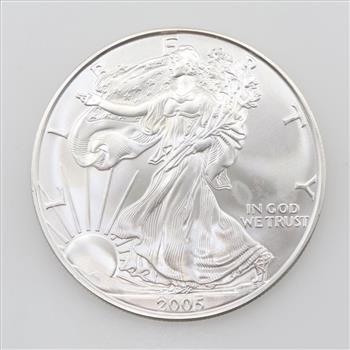2005 American Eagle Fine Silver Dollar 1oz