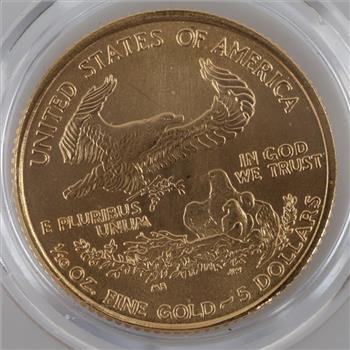 2005 American Gold Eagle 5 Dollar 1/10oz