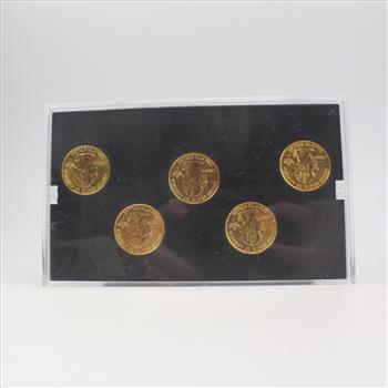 2005-D Gold Edition State Quarter Collection With COA