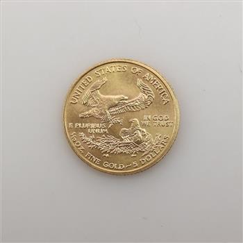 2006 American Gold  Eagle 5 Dollar 1/10oz Fine Gold Coin