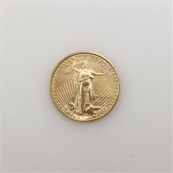 2006 American Gold  Eagle 5 Dollar 1/10oz Fine Gold Coin