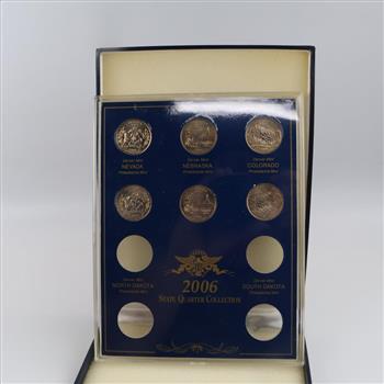 2006 US Statehood Collection Quarters, 6 Coins