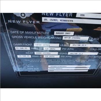 2007 New Flyer D40LF (Hartford, CT 06114)