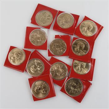 2007-D Sacagawea US 1 Dollar Coin, 12 Coins