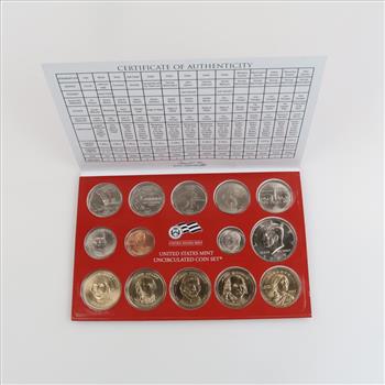 2007-D US Mint UNC Coin Set w/COA