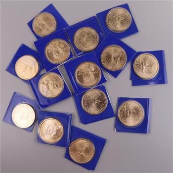 2007-P Sacagawea US 1 Dollar, 14 Coins