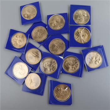 2007-P Sacagawea US 1 Dollar, 14 Coins