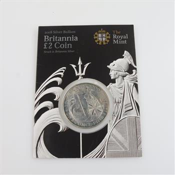 2008 Britannia Fine Silver Round 1oz