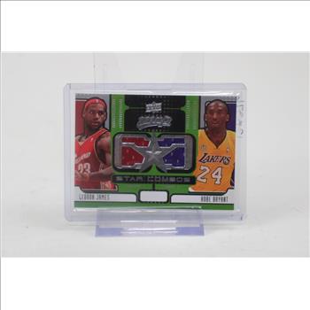 2008-09 UD MVP Star Combos LeBron James Kobe Bryant #SC-JB