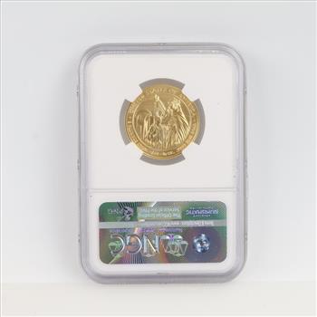 2008-W MS70 First Spouse Louisa Adams Fine Gold $10 1/2oz NGC Graded