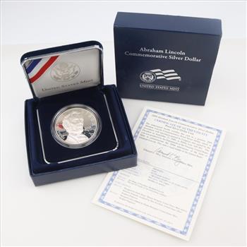 2009 Abraham Lincoln Commemorative Silver Proof Dollar